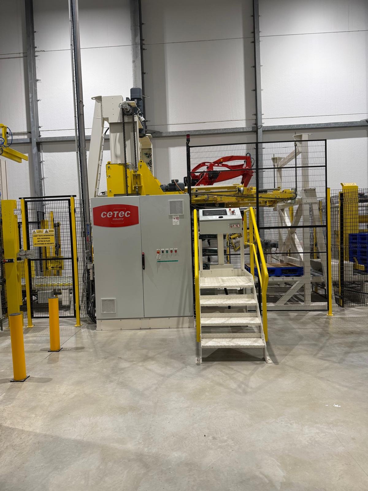 Système de protection incendie Reflexofeu dans une armoire de batteries de condensateurs